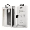 Karl Lagerfeld KLHCP13MSFMP2K hard case for iPhone 13 / 14 / 15, Saffiano Plaque, black