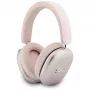 Guess Metallic Script Logo ENC wireless headphones, pink