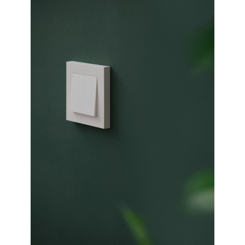 Osram SMART+ MATTER wall switch, 2 channel, white