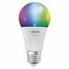 Osram SMART+ MATTER Multicolor Classic A75 smart lamp, E27, 9.5 W, RGBW, Wi-Fi