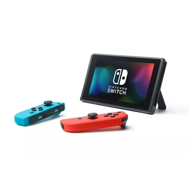 Nintendo Switch (new revised model) portable game console, black / blue / red, 15.8 cm (6.2 inch), 32 GB, Wi-Fi
