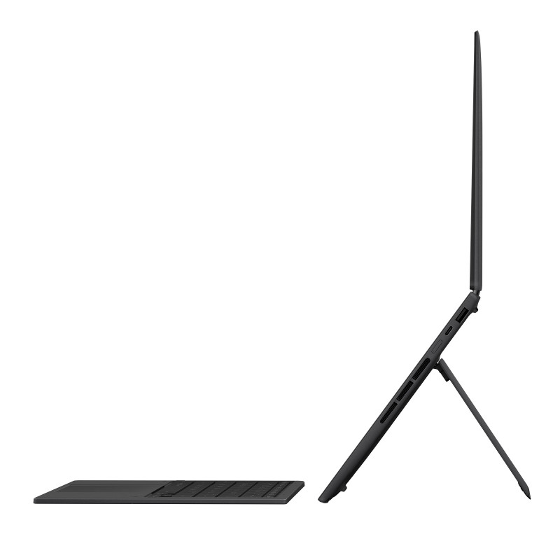 Asus Zenbook Duo UX8407AA-SN094X 14-inch notebook, OLED touchscreen, Intel Core Ultra 9 378H, 32 GB LPDDR5X, 2000 GB SSD, Windows 11 Home, Moher Gray