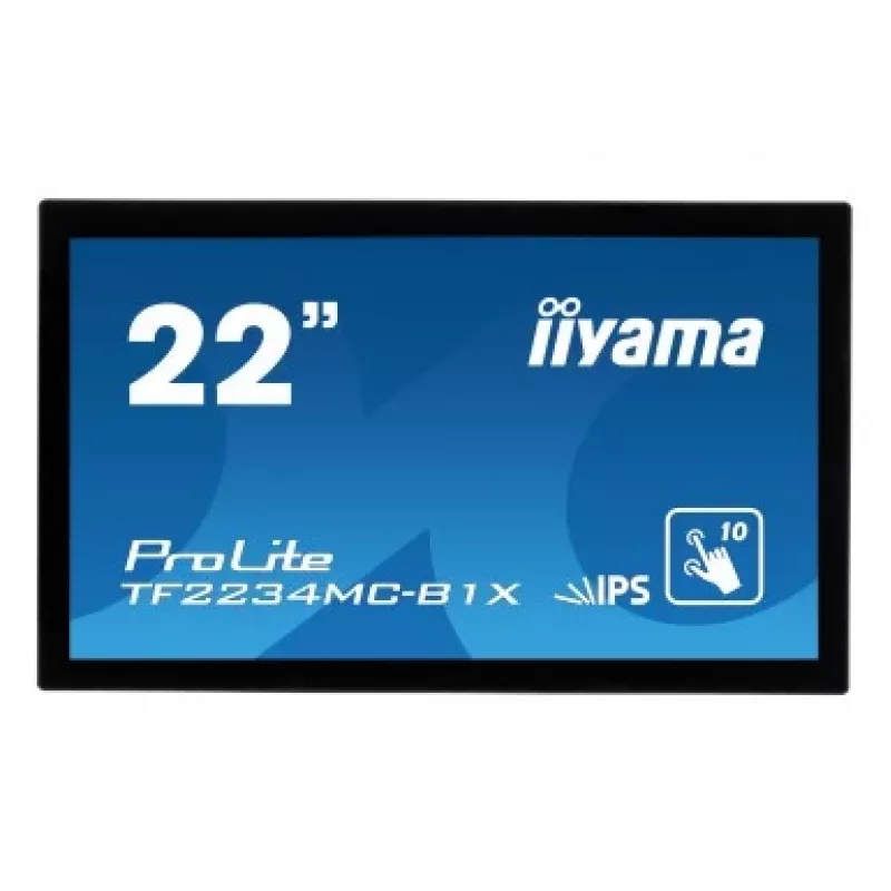 iiyama TF2234MC-B1X 21.5″ (55.9 cm) multi-touch computer monitor, 16:9, DVI