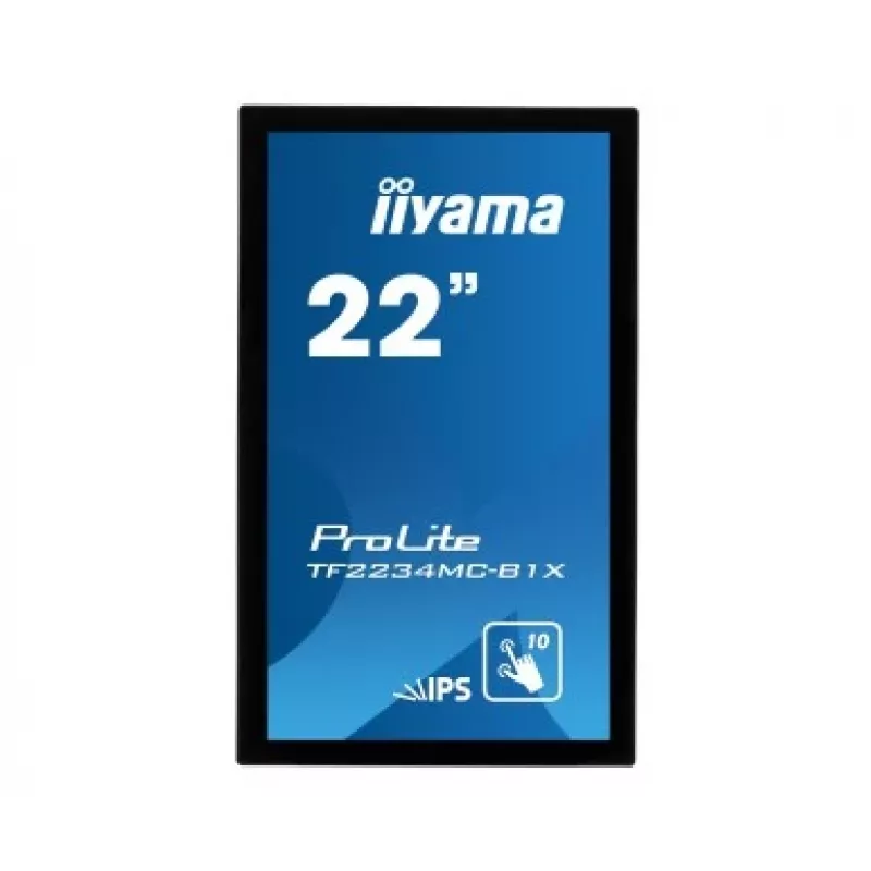 iiyama TF2234MC-B1X 21.5″ (55.9 cm) multi-touch computer monitor, 16:9, DVI
