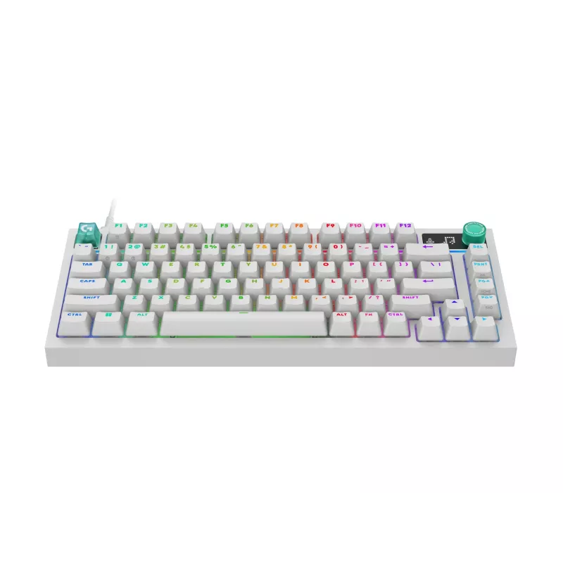 Logitech G316 X 75 keyboard, 920-014315, white, FR