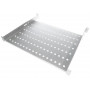 Alantec SA-P-19-1U-550-4-S fixed shelf, 19″ 1U, depth 550 mm, grey