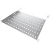 Alantec SA-P-19-1U-550-4-S fixed shelf, 19″ 1U, depth 550 mm, grey