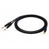 SSQ MIJM3 SS-1815 audio cable, 3.5 mm stereo jack to 2x 6.3 mm mono jack, 3 m, black