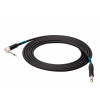 SSQ JMPJMK2 SS-1440 mono jack to mono jack (90 degree angle) cable, 2 m, black