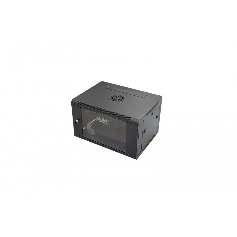 Digitus DN-W19 06U/450/B 6U wall-mounted rack cabinet, black