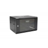 Digitus DN-W19 06U/450/B 6U wall-mounted rack cabinet, black