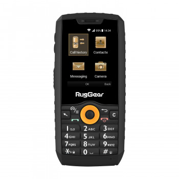 RugGear RG150 rugged feature phone, Dual SIM, black