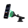 Fixed MagCool2 XL holder with wireless charging and active cooling, MagSafe support, 25W, Qi2.2, black