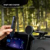 Fixed MagCool2 XL holder with wireless charging and active cooling, MagSafe support, 25W, Qi2.2, black