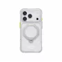 Skinarma Saturn MagSafe + Rotating Kick Stand case for iPhone 18 Pro / 17 Pro, frost
