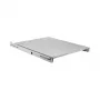 EFB Elektronik 691651NAGR.68 19″ 1U pull-out shelf, installation depth 378–612 mm, 30 kg, RAL 7035
