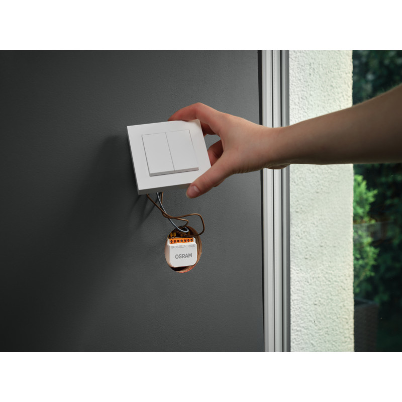 Osram SMART+ WiFi switch module, 2 channels, white