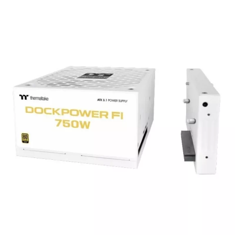 Thermaltake Dockpower FI 750W PC power supply, 80 PLUS Gold, modular, white