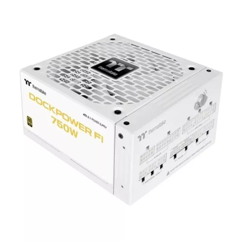 Thermaltake Dockpower FI 750W PC power supply, 80 PLUS Gold, modular, white