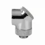 Thermaltake Pacific G1/4 90-degree adapter, chrome