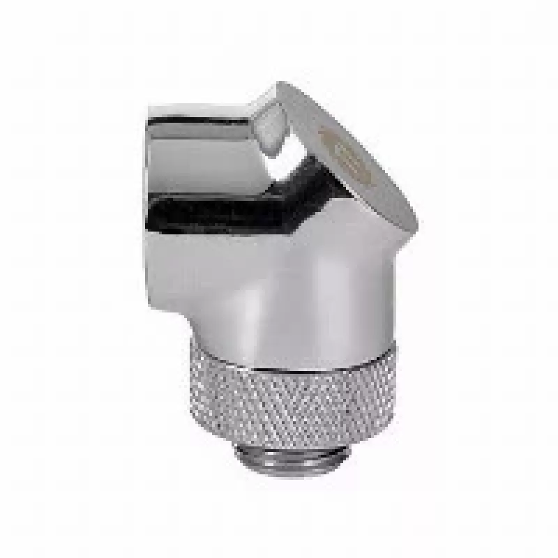 Thermaltake Pacific G1/4 90-degree adapter, chrome