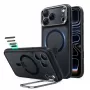 ESR Classic Hybrid Kickstand MagSafe case for iPhone 17 Pro Max / 18 Pro Max, frosted black