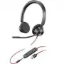 Poly Blackwire 3315 on-ear headset, USB-A, black, 213936-101