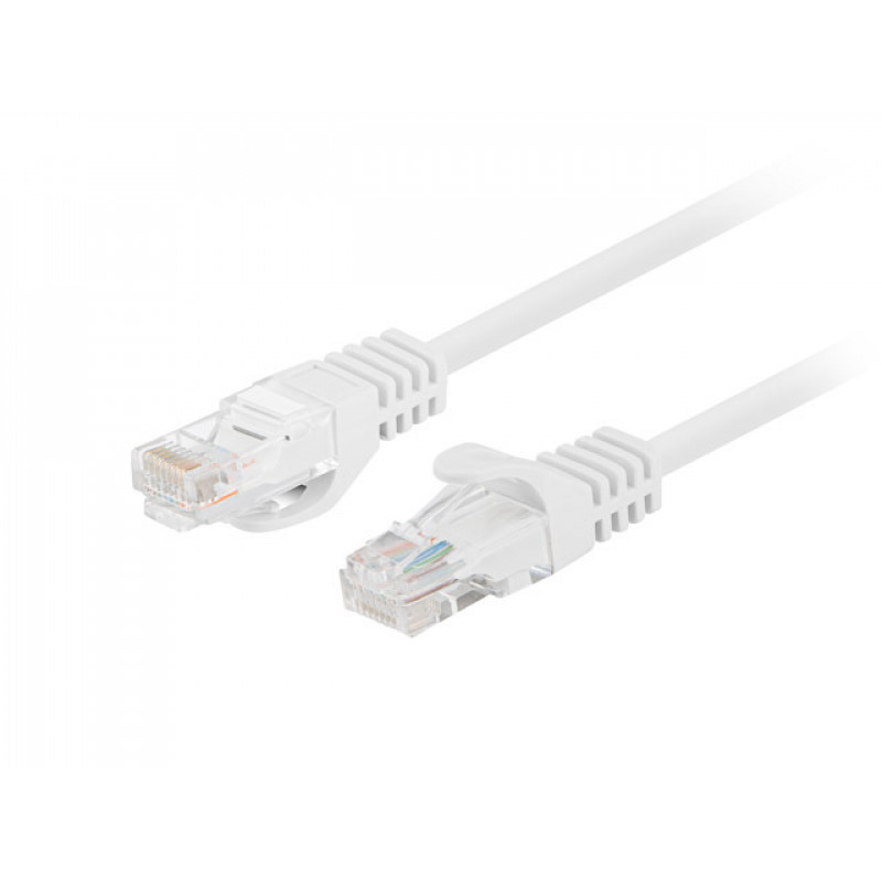 Lanberg PCU5-20CC-0050-W CAT.5E UTP patch cable, 0.5 m, white (10 pcs)