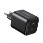 Ugreen X526 charger 45 W, 2 x USB-C, GaN, black