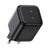 Ugreen X526 charger 45 W, 2 x USB-C, GaN, black