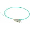 ACT RL8695 SC pigtail fibre optic cable, 1 m, OM3, LSZH, aqua