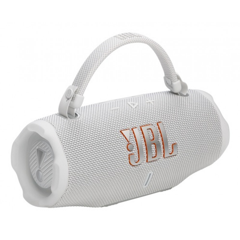 JBL Charge 6 portable Bluetooth speaker, white
