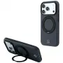 Mercedes Leather with Ring Stand MagSafe case for iPhone 18 Pro Max / 17 Pro Max, anthracite