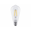 Osram SMART+ MATTER Dimmable Classic Edison 60 827 E27 smart light bulb, 6 W, warm white, Wi-Fi