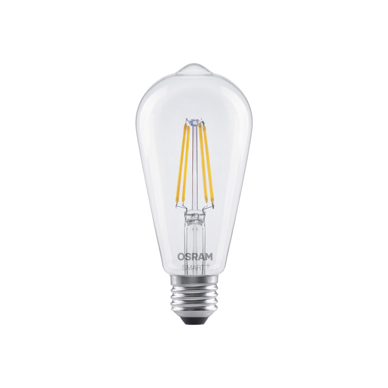 Osram SMART+ MATTER Dimmable Classic Edison 60 827 E27 smart light bulb, 6 W, warm white, Wi-Fi