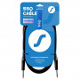SSQ JMPJMP2 Pro audio cable, 6.3 mm mono jack to 6.3 mm mono jack with Neutrik connectors, 2 m