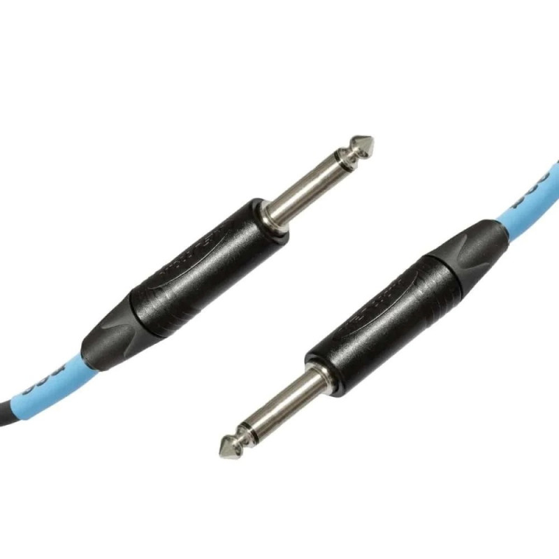 SSQ JMPJMP2 Pro audio cable, 6.3 mm mono jack to 6.3 mm mono jack with Neutrik connectors, 2 m