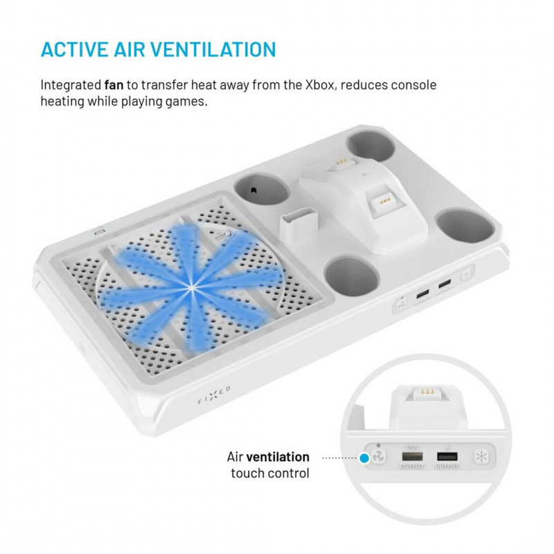 Fixed FIXXB-MCS-WH multifunction station for Xbox Series X/S, white