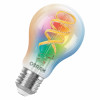 Osram SMART+ MATTER Filament Multicolor Classic A40 smart light, E27, 4.8 W, RGBW, Wi-Fi
