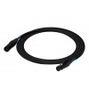 SSQ DMX1 SS-1838 XLR male - XLR female cable, 1 m, black