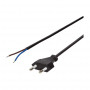 LogiLink CP137 power cable, CEE 7/16 to open end, black, 1.5 m