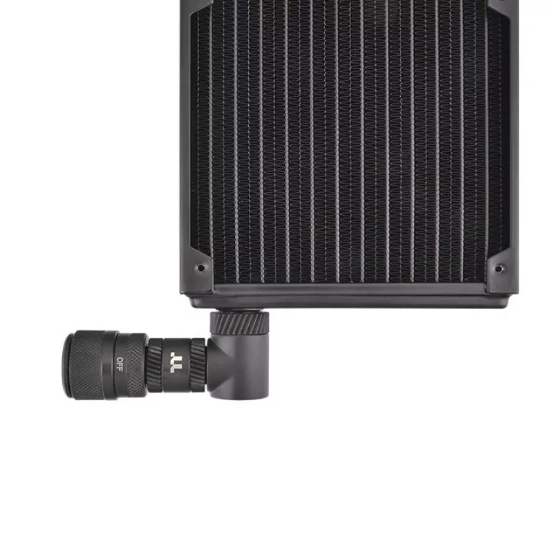 Thermaltake Pacific SF male to male 30 mm extender fitting CL-W391-CU00MK-A, matte black, DIY LCS