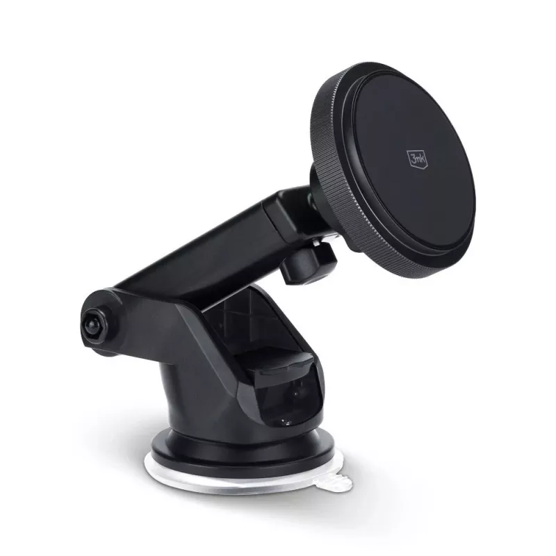 3mk MagCharger 15 W car phone holder with wireless charging, black