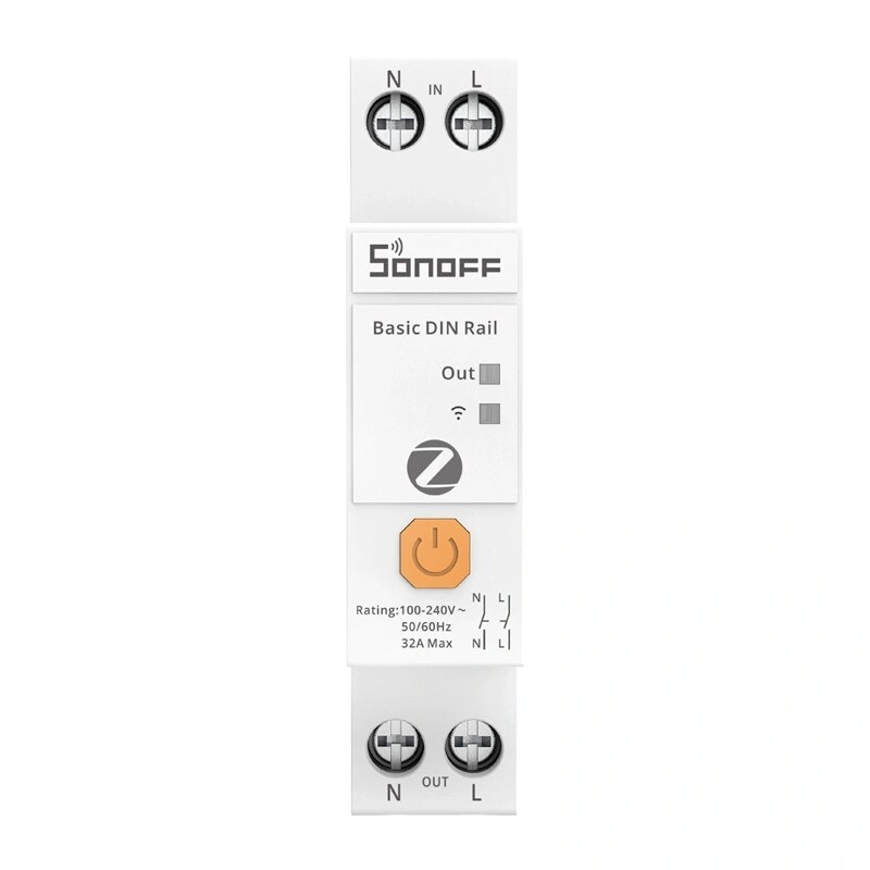 SONOFF BASIC-ZB1GSP Zigbee smart switch, DIN rail, 32 A