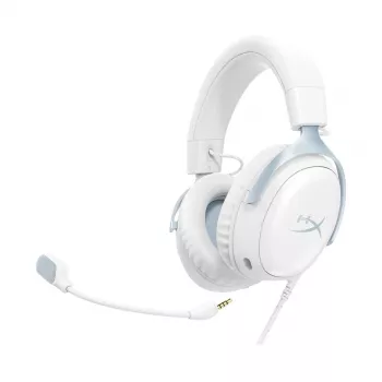 HyperX Cloud III gaming headset, white-blue, DF7F1AA