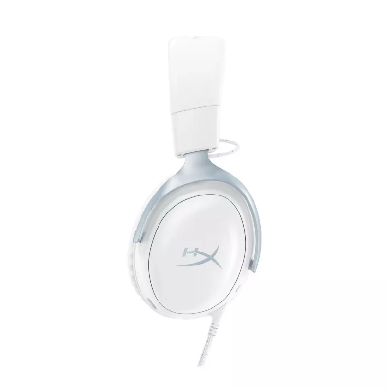 HyperX Cloud III gaming headset, white-blue, DF7F1AA