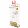Aiwa ESTM-500W in-ear headphones with microphone, 3.5 mm jack, wired, white