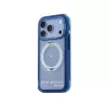 Skinarma Atlas case with MagSafe and rotating kick stand for iPhone 18 Pro / 17 Pro, blue