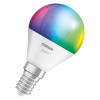 Osram SMART+ MATTER Multicolor Classic P40 smart bulb, E14, 4.9 W, RGBW, Wi-Fi