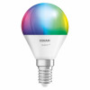 Osram SMART+ MATTER Multicolor Classic P40 smart bulb, E14, 4.9 W, RGBW, Wi-Fi
